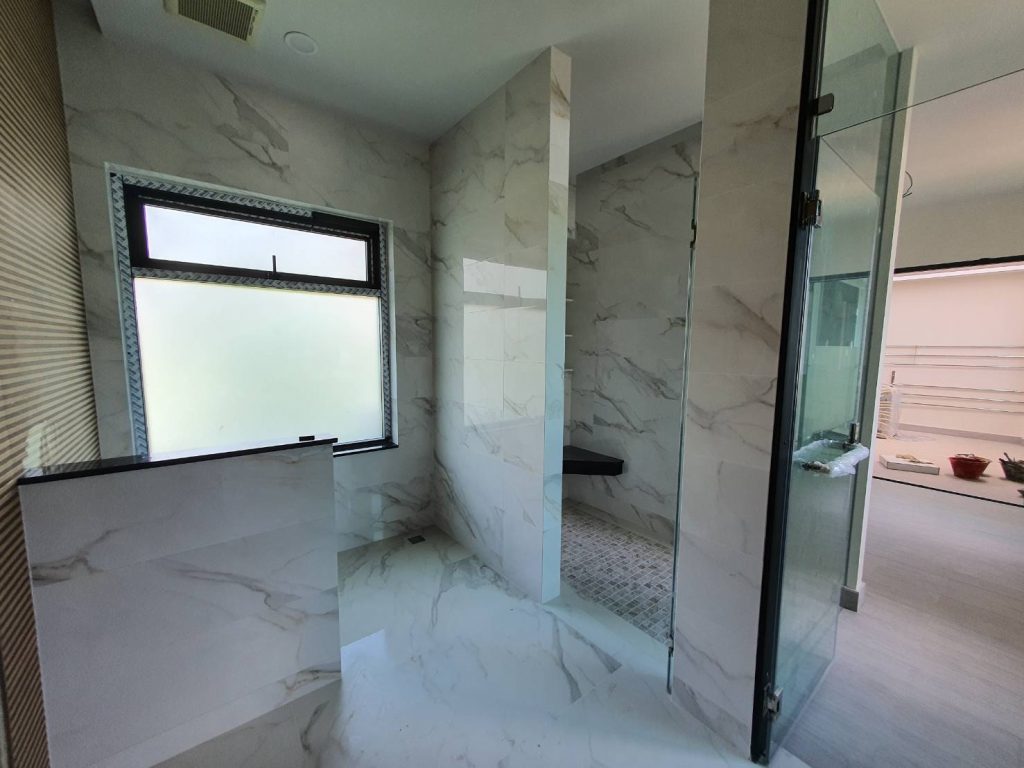luxury marble bathroom