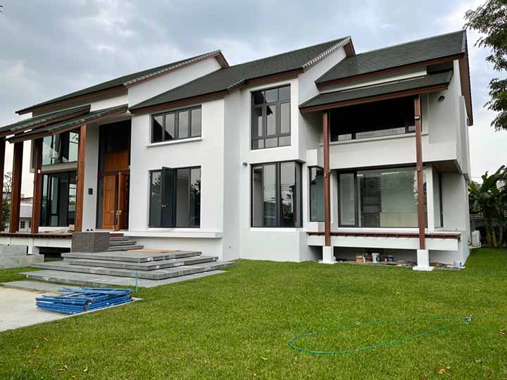 Luxury house elevation