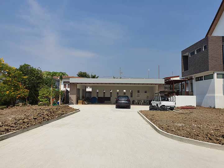 long span parking area
