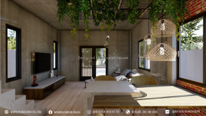 interior of Living Room loft style