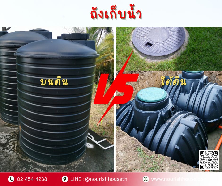 water tank underground vs onground